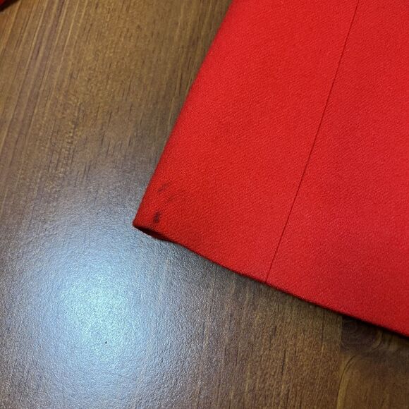 VTG Pendleton Blazer Women 10 Red 100% Wool Two Button Lined Jacket Made USA 60s - Picture 5 of 16